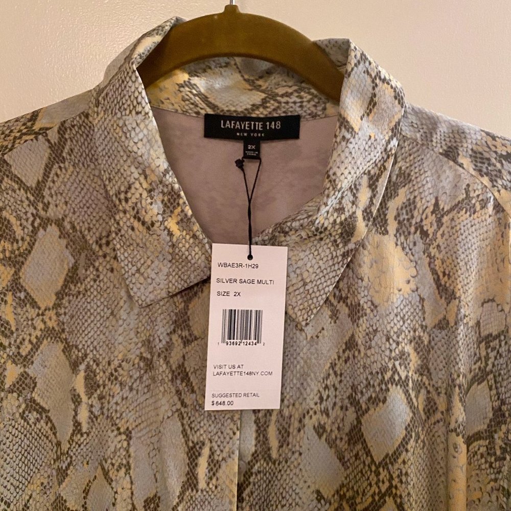 Lafayette 148 Beautiful Silk Blouse
